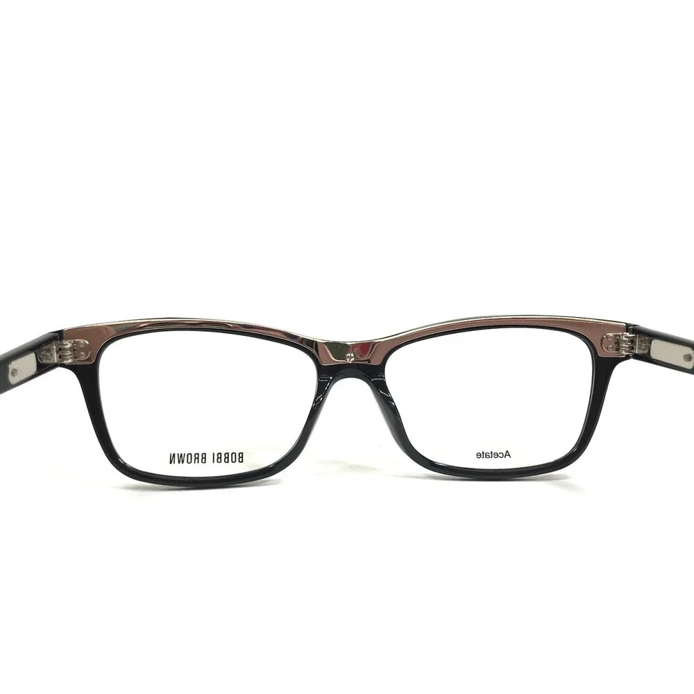 Bobbi Brown Eyeglasses Frames THE WILSON 0807 Black Rectangular 51-15-140